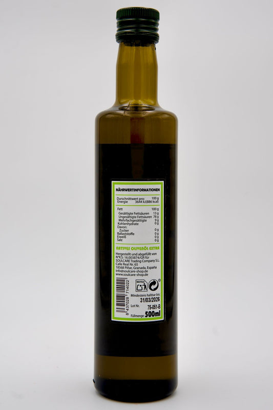 Soulcare Olivenöl Picual/Erste Ernte 500ml